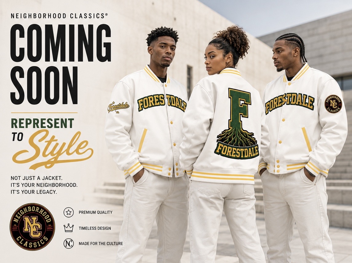 Forestdale varsity jackets — Coming Soon, Represent to Style